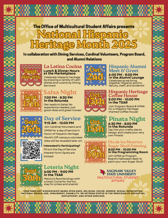 Hispanic Heritage Month Dates and Events